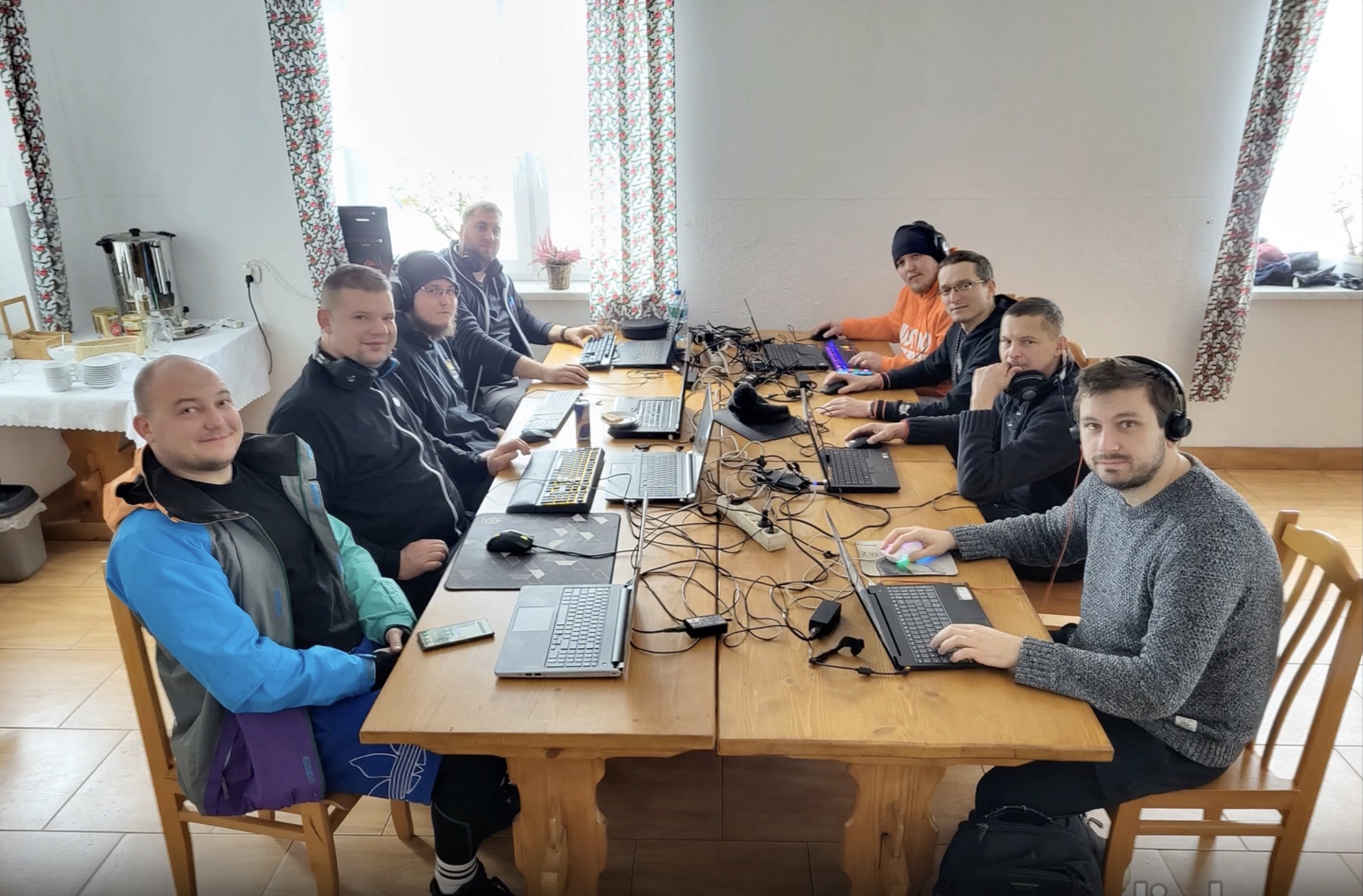 Gaming session in progress