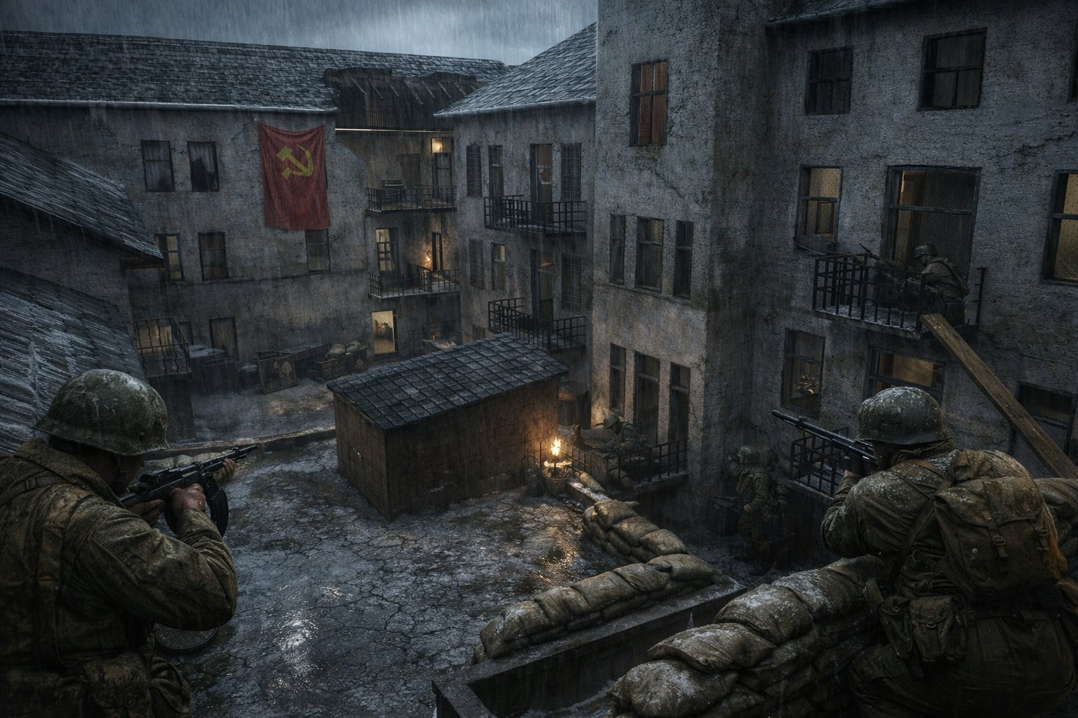 Medal of Honor Spearhead combat scene