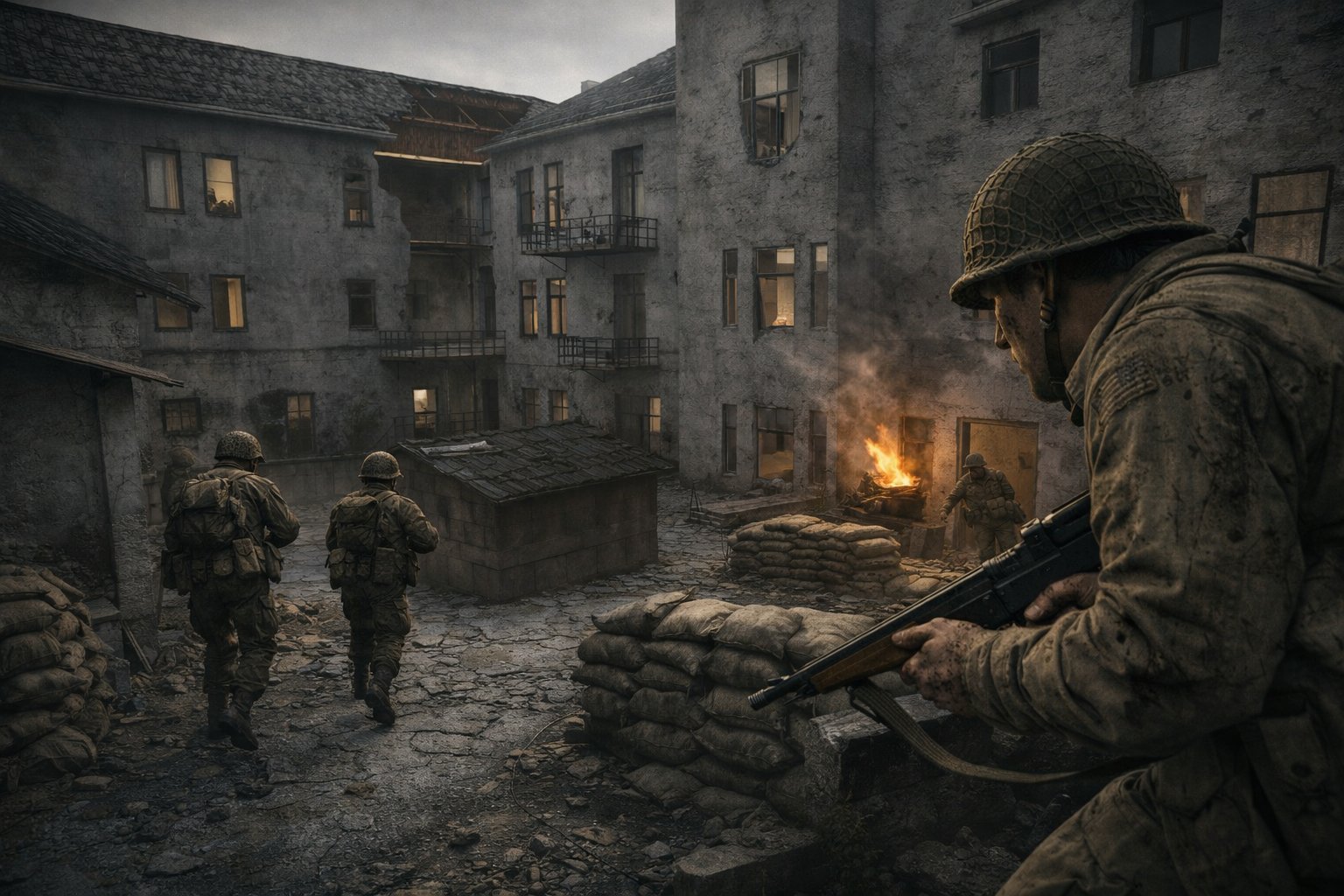 Medal of Honor Spearhead combat scene